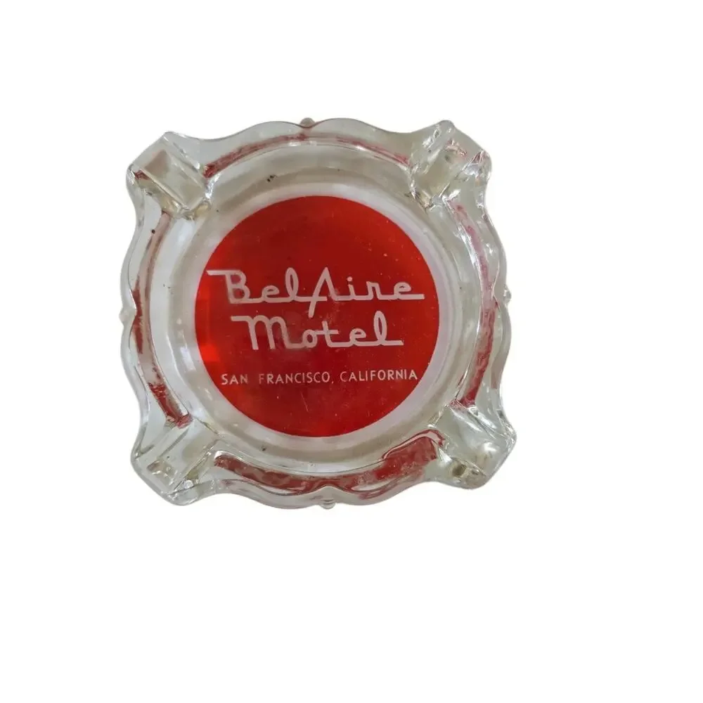 Vintage Small BelAire Motel Ashtray San Francisco California